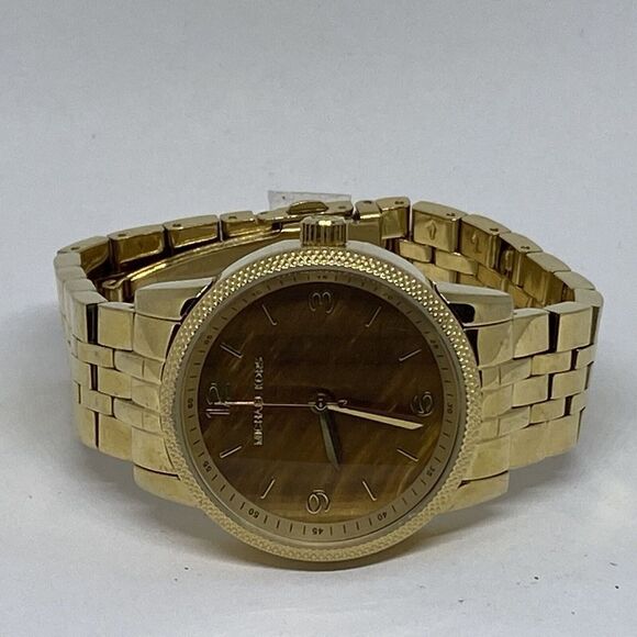 Michael Kors MK5099 Women's Gold Stainless Steel Analog Dial Quartz Watch WO500 - Picture 7 of 12